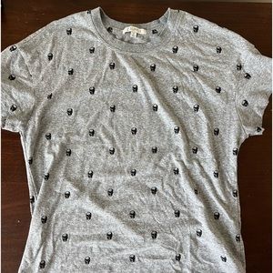 Z Supply t shirt with small skulls